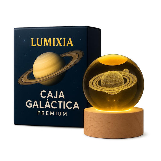 Lámpara Led 3D Saturno